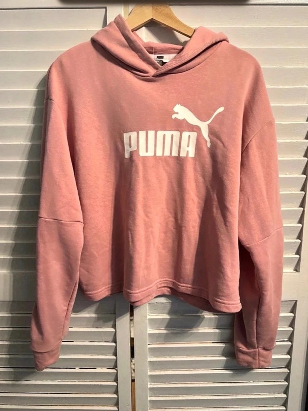 PUMA Power Tape Hoodie Pink